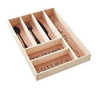 Premier Housewares - Bandeja para Cubiertos (Madera de Pino), Madera de Pino, Natural, Talla única