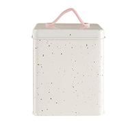 Premier Housewares - Bote de almacenamiento (metal recubierto), color plateado