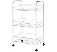Premier Housewares - Carrito de Cocina (3 estantes), Color Cromado