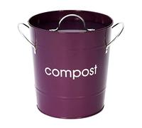 Premier Housewares - Cubo para compost, color púrpura