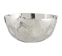 Premier Housewares - Cuenco con Revestimiento de níquel (Aluminio, 32 x 32 x 14 cm), Color Plateado