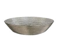 Premier Housewares - Cuenco Decorativo (Metal), Color Plateado