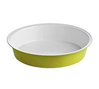 Premier Housewares Ecocook - Molde para Tartas (Acero al Carbono, Revestimiento de cerámica, 26 x 26 x 5 cm), Color Verde Lima