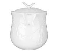 Premier Housewares - Edelle Comida, Porcelana, Blanco, 10 x 11 x 12 cm