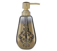Premier Housewares Elissa Soap Dispenser 395ml, Gold, 8 x 8 x 20 cm