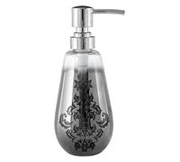 Premier Housewares Elissa Soap Dispenser 395ml, Silver, 8 x 8 x 20 cm
