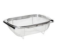 Premier Housewares - Escurridor de acero inoxidable para fregadero (11 x 30 x 19 cm, incluye asas extensibles)