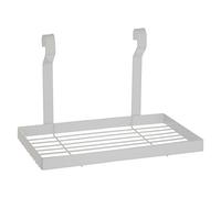 Premier Housewares - Estante de Almacenamiento Rectangular para Colgar en la Pared, Alambre de Hierro, Color Blanco, Cesta montada en la Pared, 19 x 30 x 19 Pulgadas