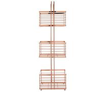 Premier Housewares - Estantería para Almacenamiento Caddy, Oro Rosa, 16 x 22 x 73 cm