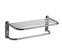 Premier Housewares - Estantería Toallero, 17 x 49 x 23 cm, Color Plateado