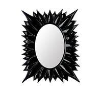 Premier Housewares Floral Photo Frame, 4 x 6 Inches - Black