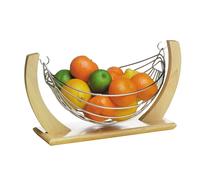 Premier Housewares - Frutero de Rejilla pequeño (Madera de Caucho)