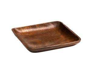 Premier Housewares - Fuente para Servir Cuadrada (Madera de Acacia)