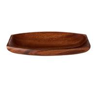 Premier Housewares - Fuente para Servir Ovalada (Madera de Acacia, 5 x 30 x 15 cm)