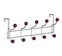 Premier Housewares Hook Perchero, Cromo, Morado