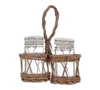 Premier Housewares - Jarra de casa Rural, Color Gris, Vidrio, Gris, 7 x 13 x 15 cm