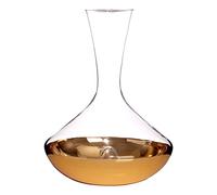 Premier Housewares - Jarra de Horizonte, Cristal Transparente, Dorado, 21 x 21 x 28 cm