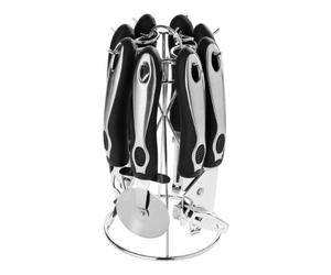 Premier Housewares - Juego de Utensilios de Cocina con Soporte (6 Piezas)