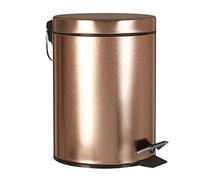 Premier Housewares Kicthen - Papelera de Polipropileno, estaño, Oro Rosa, Talla única