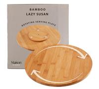 Premier Housewares - Lazy Susan, bambú, Natural, 35 x 35 x 3 cm