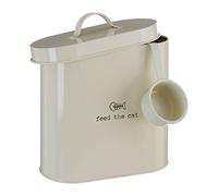 Premier Housewares Ltd 0507525 - Adore Pets 1.3 Litro Recipiente, Hungry Dog, Color Blanco, 10 x 20 x 20 cm