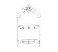 Premier Housewares Ltd 1601490 - Le Bain Soporte con 3 Niveles, Blanco, Color Blanco, 27 x 44 x 73 cm