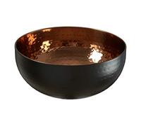Premier Housewares Mixology - Cuenco de acero inoxidable, color cobre y negro