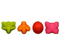 Premier Housewares - Moldes para Tartas (4 Unidades), diseño de Mariquitas, Mariposas, libélulas y Abejas