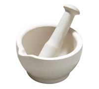 Premier Housewares - Mortero de cerámica, color blanco