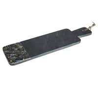 Premier Housewares Paua Shell - Bandeja para servir (tamaño grande), color negro