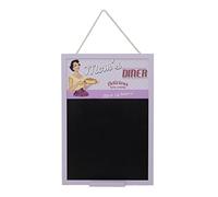 Premier Housewares Pizarra Doris con Soporte para Tiza, Madera, Multicolor, 3 x 32 x 46 cm