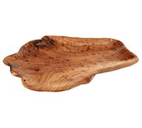 Premier Housewares Plato para Servir Kora, Madera de Cedro Natural, 4 x 41 x 28