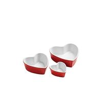Premier Housewares Set 3 Cuenco Para Aperitivos Rojo