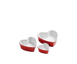 Premier Housewares Set 3 Cuenco Para Aperitivos Rojo