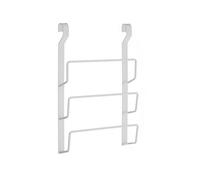 Premier Housewares Sorello - Estante Colgante para Tapa de Cacerola, Hierro, Blanco, 7 x 24 x 36 cm