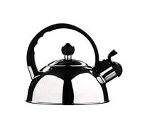Premier Housewares - Tetera hervidor con Silbato (Acero Inoxidable, 1.0 L) Acabado Espejo.