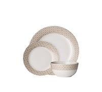 Premier Housewares Vajilla 12 Piezas Natural