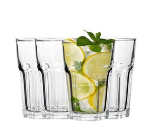 Premier Housewares Vasos de Cristal Luxor, 8 cm, 4 Set