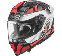 Premier Hyper Carbon TK 92 Casco, negro-rojo-plata, tamaño M para Hombres