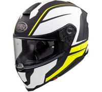 Premier Hyper DE, casco integral XL male Mate Negro/Blanco/Amarillo Neón