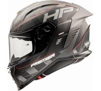 Premier Hyper HP 92 BM Casco, negro-gris-rojo, tamaño XS para Hombres