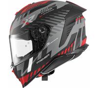 Premier Hyper XR 92 BM Casco, negro-gris-rojo, tamaño L para Hombres