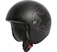 Premier Le Petit Star Carbon, Casco Jet XS male Negro Mate