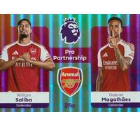Premier League 2026 William Saliba Gabriel Pro Tarjeta de asociación