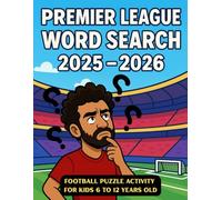 Premier League Word Search 2025-2026: Football Puzzle activity for kids 6 to 12 years old