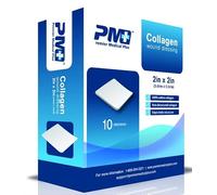 Premier Medical - Apósito de colágeno para heridas de 2 x 2 pulgadas (10 apósitos)