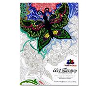 Premier papelería"mundo de color" A4 Art terapia libro de colorear para adultos