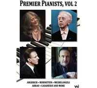 Premier Pianists, vol. 2 : Rubinstein, de Larrocha, Gilels, Tureck, Perahia, Casadesus, Richter, Michelangeli, Arrau, Argerich, Cliburn. [Italia] [DVD]