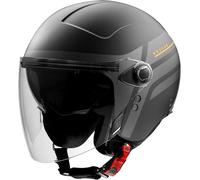 Premier Rocker ON, casco jet L male Mate Negro/Gris Oscuro
