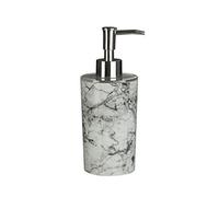 Premier Roma Rome-Dispensador de jabón, Efecto mármol, Gris, 7 x 8 x 18 cm